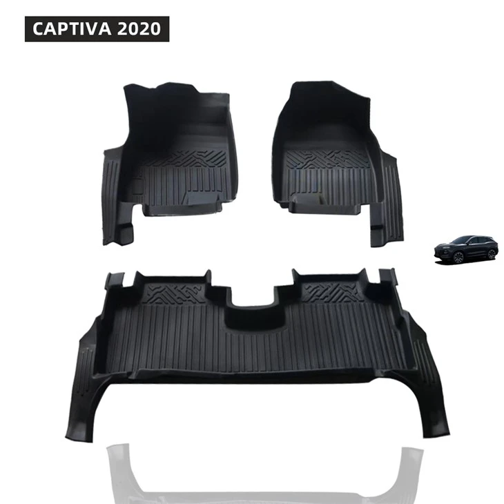 Waterproof Anti-Slip Wear-Resistant 3D TPE Car Mat For CAPTIVA 2020
