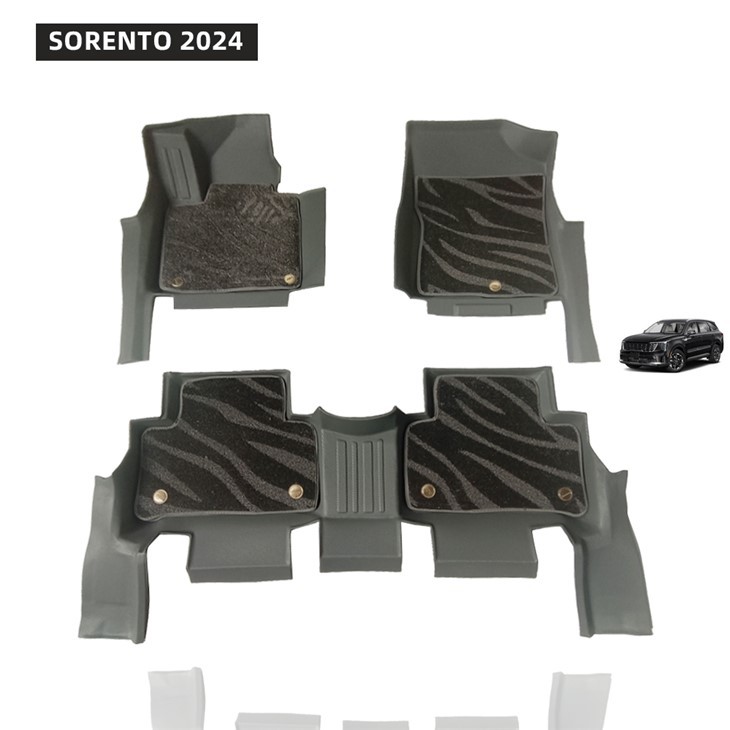 Yuqori sifatli suv o'tkazmaydigan suv o'tkazmaydigan 5Dtepe avtomobil matlari