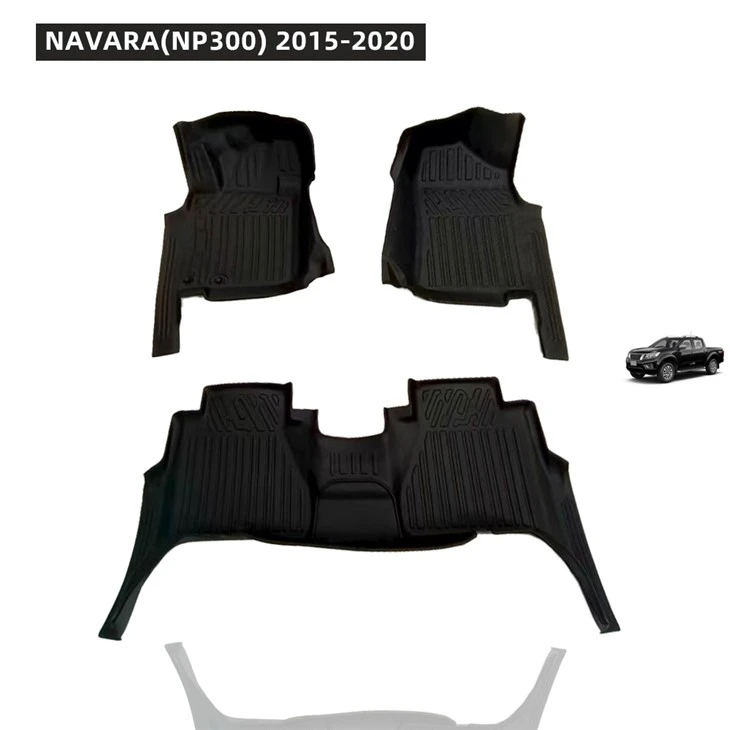 Professional Manufacture 5d Car Foot Mat For NAVARA (NP300) 2015-2020